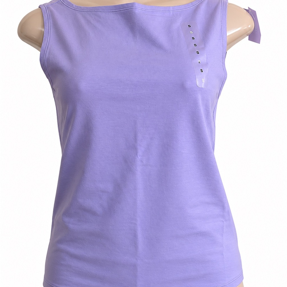 GAP Lilac Crewneck Sleeveless Tank Top